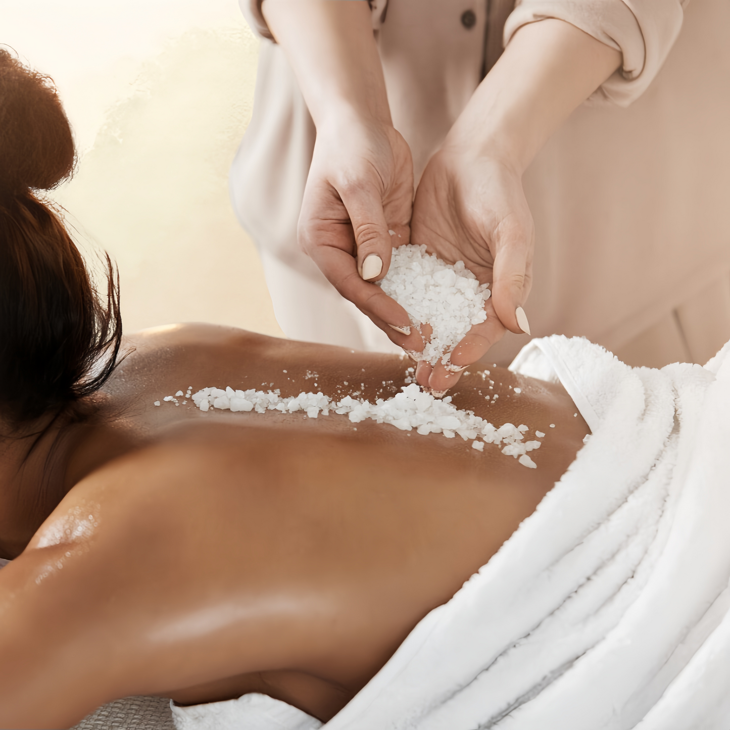 Exfoliate and rejuvenate your skin with a luxurious Body Scrub at Serenease, leaving you feeling refreshed and renewed.