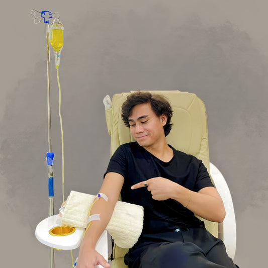 Radiate with our Dazzling Brilliance Gluta Drip at Serenease. Experience a revitalizing and rejuvenating infusion.