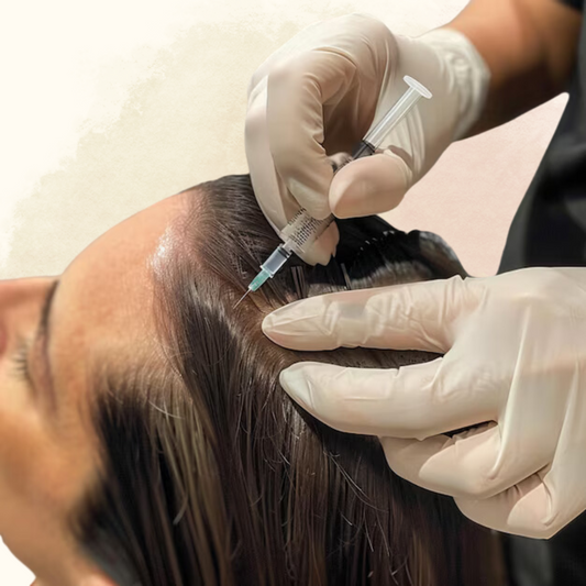 Promote hair growth and revitalize your scalp with PRP Scalp Hair Regrowth at Serenease.